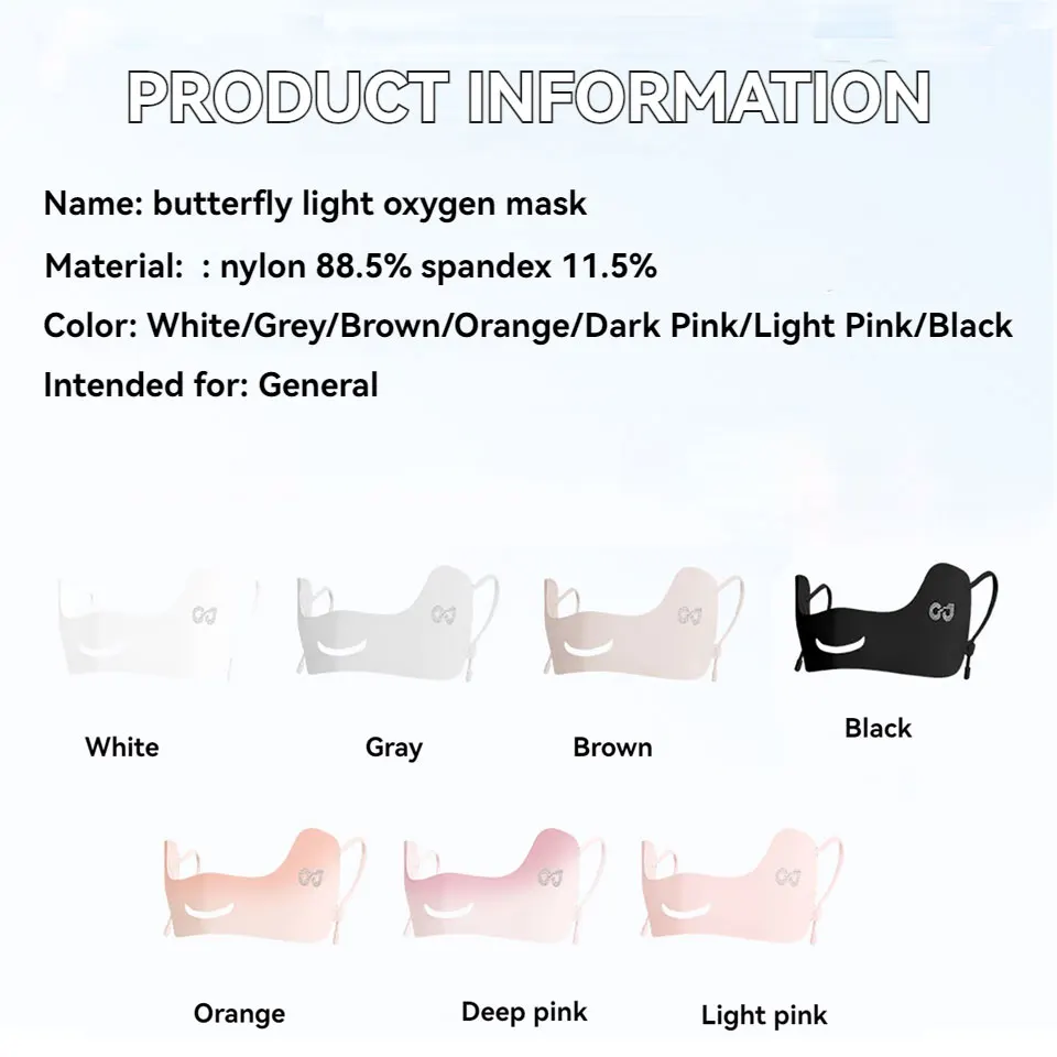 GTUBIKE Summer Ice Silk Mask Sunscreen Face Scarf Solid Color Sunscreen Eye Patches UV Protection Sunscreen Face Cover Riding view 3