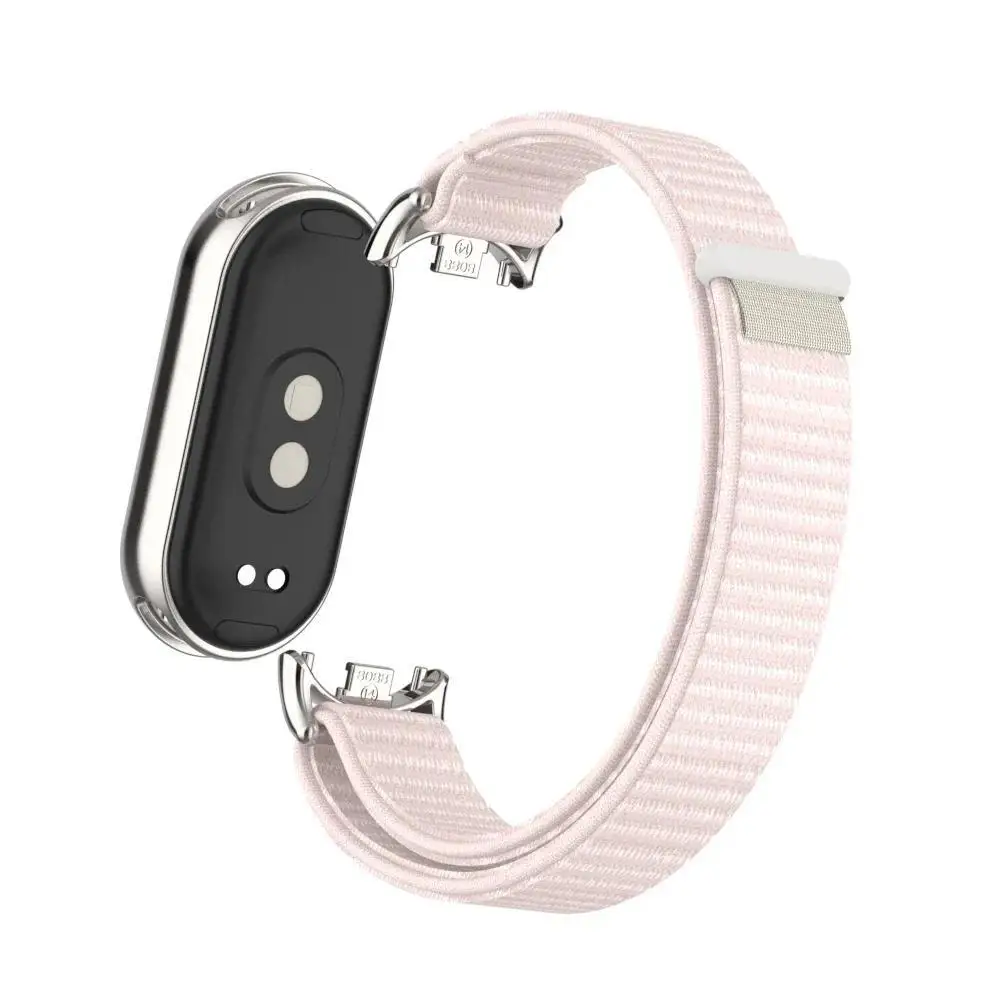 Atmungsaktives Nylonarmband für Xiaomi Mi Band 10 9 8 Armband Metallkopfpartikel für MiBand 10 9 8 NFC-Uhrenarmband-Zubehör