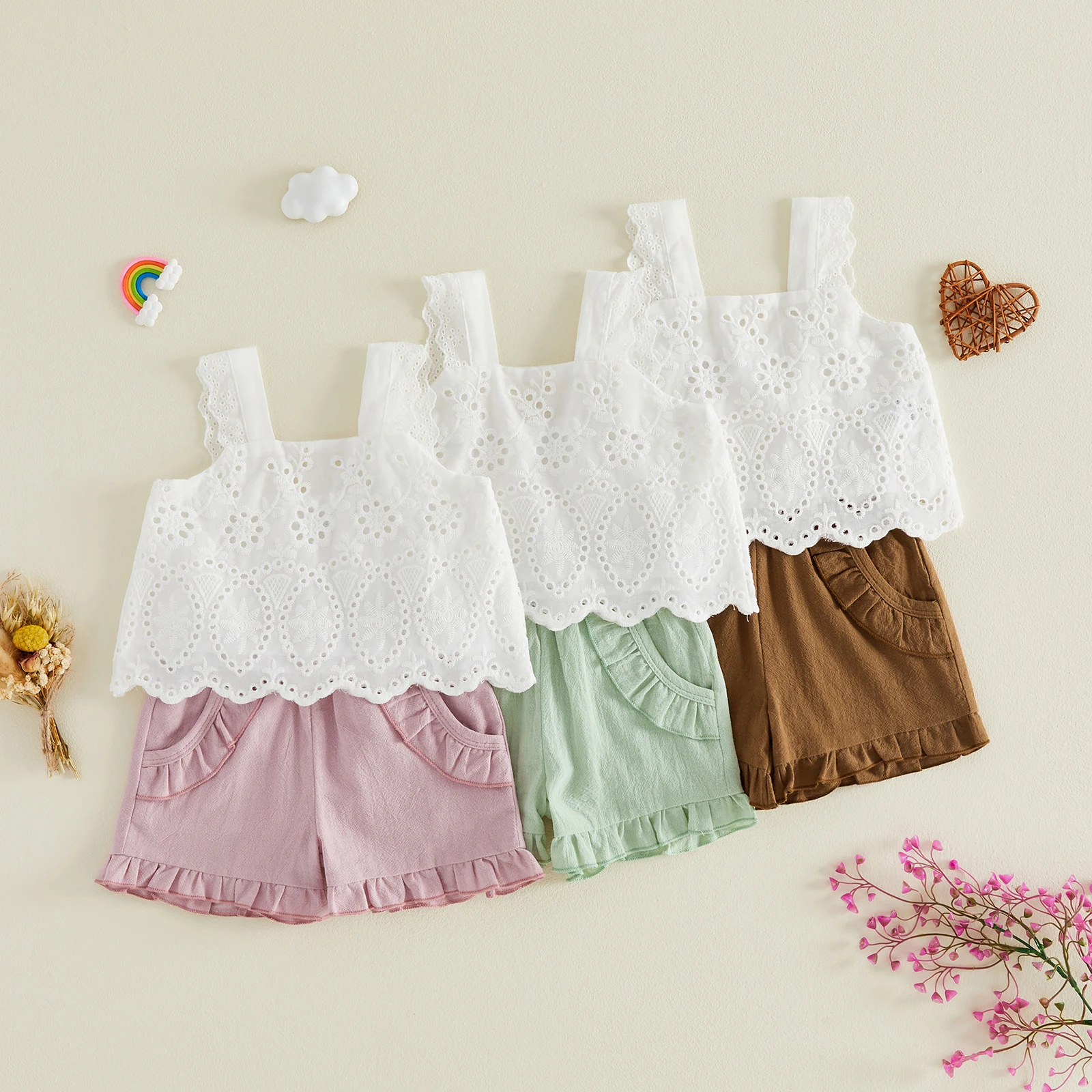 conjunto-de-2-pecas-para-meninas-de-1-a-4-anos-adoravel-conjunto-de-shorts-e-blusa-sem-mangas-com-decote-quadrado-em-cor-solida-roupas-infantis-doces