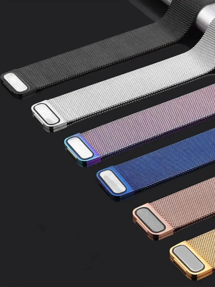 Миланский ремешок-петля для Apple Watch Ремешок Ultra2 49 мм 46 мм 45 мм 44 мм 41 мм 40 мм Металлический браслет iwatch серии 7 8 9 10 SE