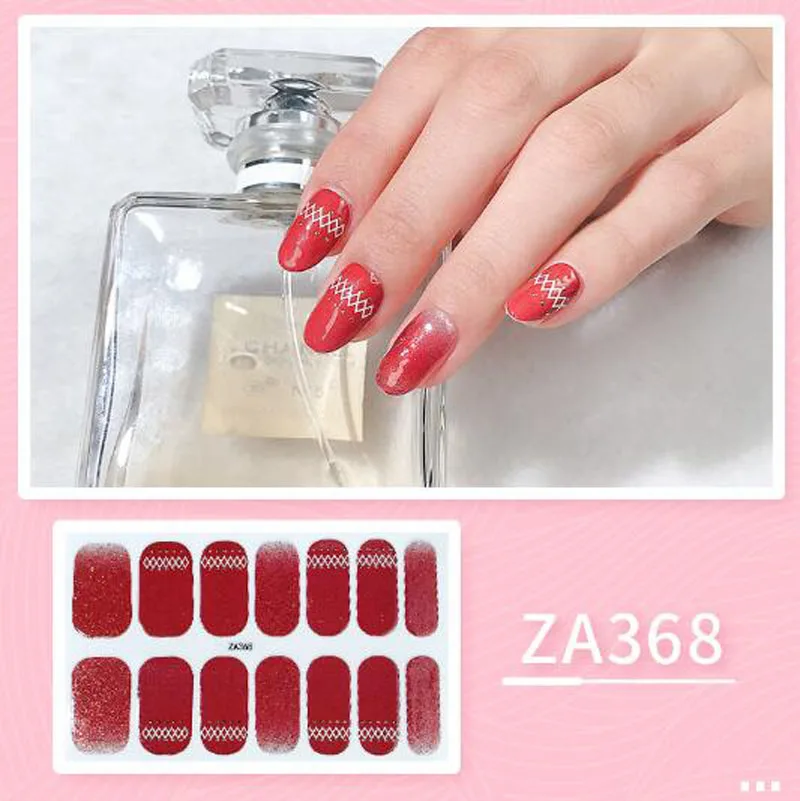 Autocollant pour Nail Art, couverture complète, patchs pour ongles, outils de manucure pour Salon de manucure, enveloppes coulissantes, décalcomanies à pression, DIY bricolage