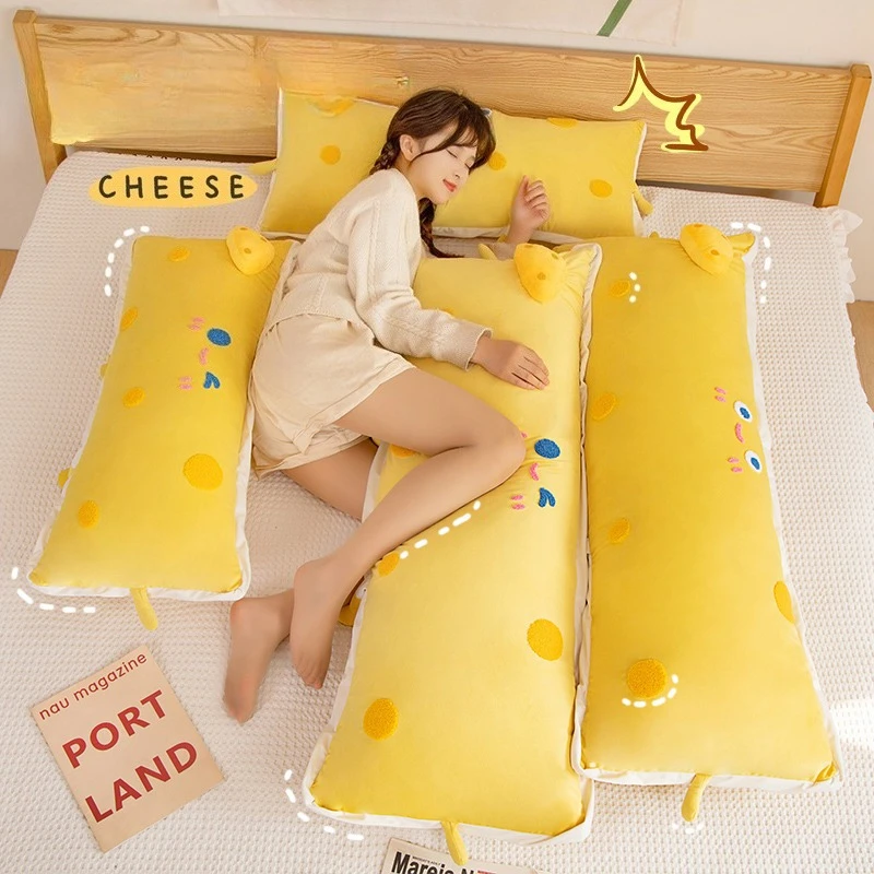 Almohada de queso, patas de cabecera en la cama, cojín Para dormitorio, Cojines Para dormir, Decorativos Para Cama, almohada de cuña
