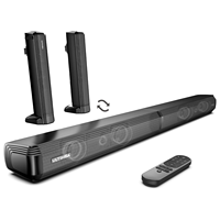 ULTIMEA 2.2CH Sound Bars for TV, Peak Power 100W, 2-in-1 Detachable Soundbar for TV, ARC/Optical/Aux/Wall Mount, Apollo S40