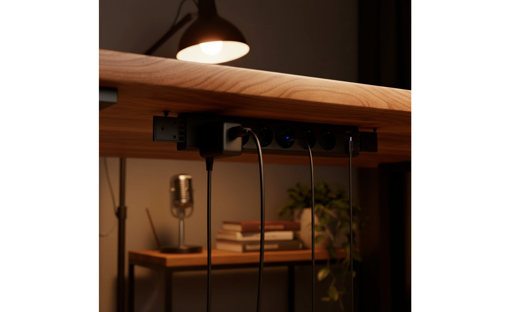 Under Desk Power Strip Space-Saving Power Strip with USB Ports Outlet Safe Ultra-Thin for Telecommuter Workers, Office Under Desk Power Strip Space-Saving Power Strip with USB Ports Outlet Safe Ultra-Thin for Telecommuter Workers, Office