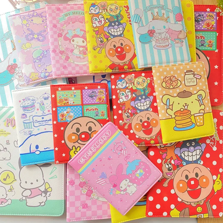 Sanrio Cinnamoroll Mymelody Cartoon Passport Credit ID Card Holder Organizer kawaii Anime Epidemic prevention certificate bag