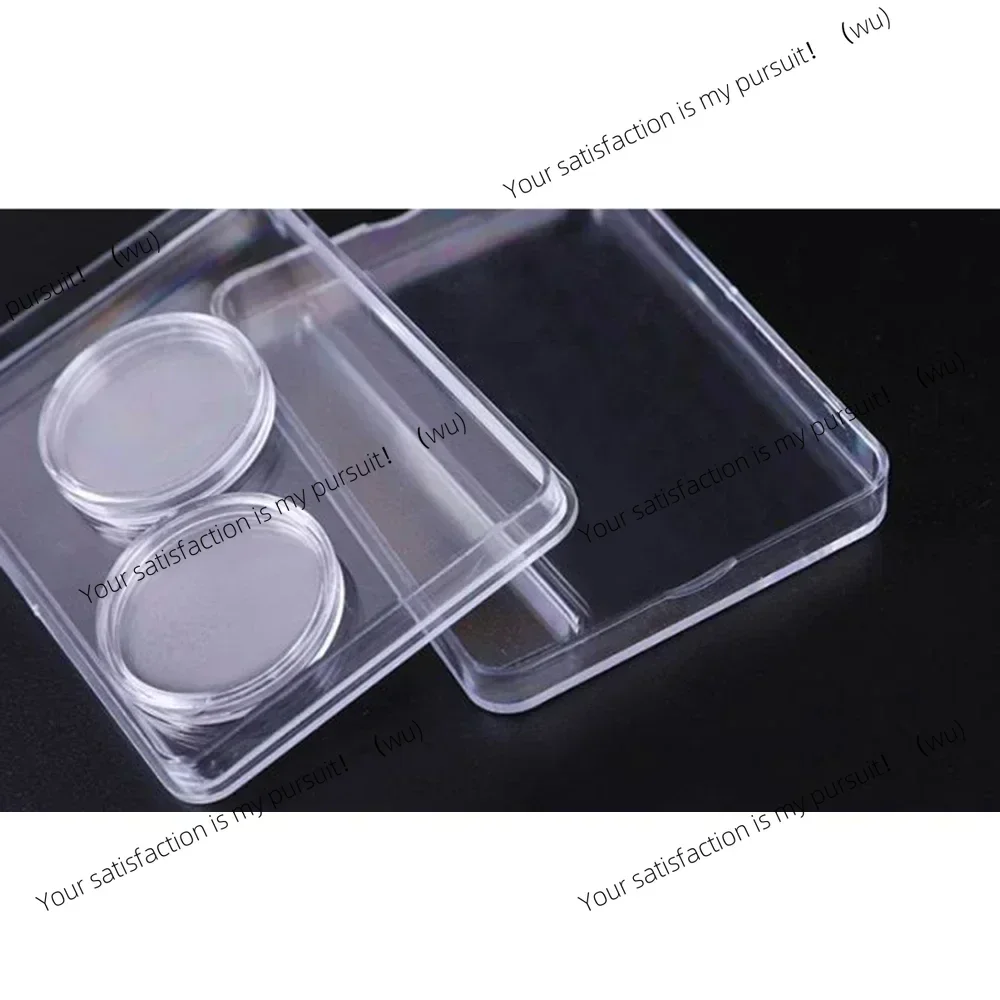 Display Coin Protection Box Holder Case Collection Commemorative Organizer Protector 2 Grid Convenient Durable