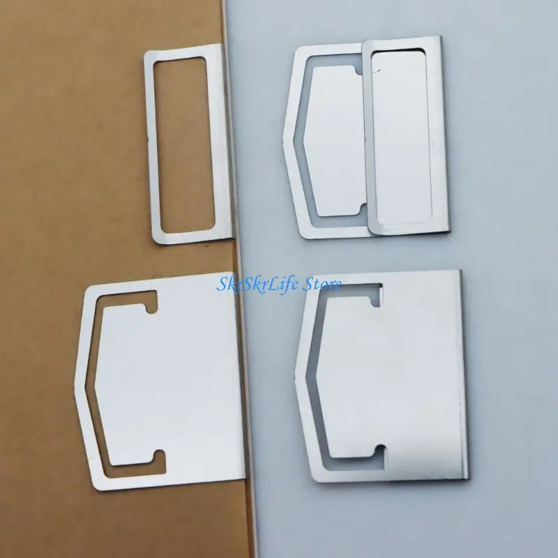E65E Book Page Clip Bookmarks Paperclip Label Planner Paper Clamp Clips for Reading