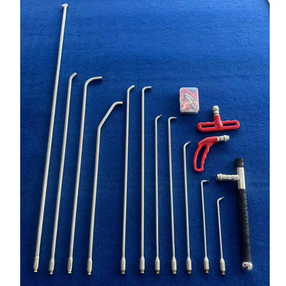 45 Pcs PDR  Hook And Rod Tools Auto Hail Dent Hook Tools Rod Car Small Dent Removal Tools