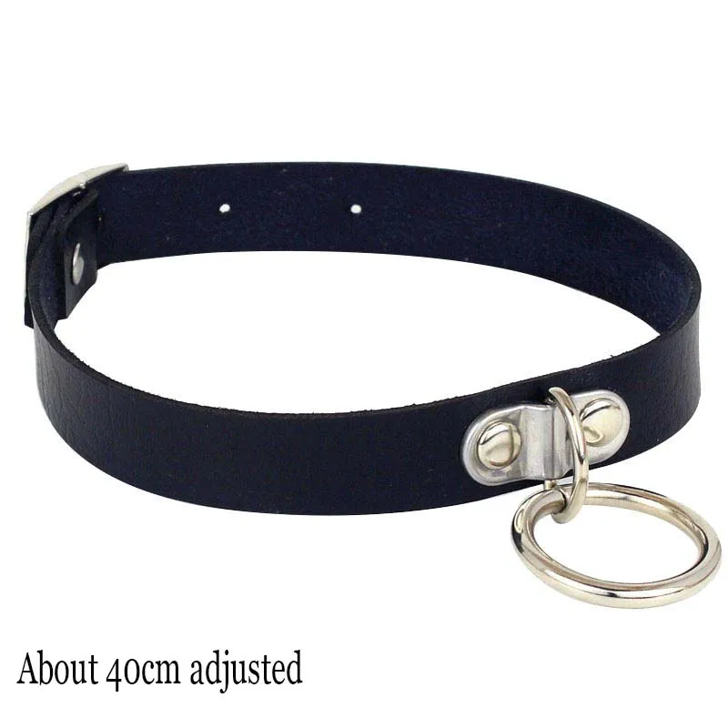 Frau Schwarz Punk Choker Kragen Halskette Sexy PU Leder Herz Lock Schlüssel Spike Chocker Gothic Cosplay Zubehör Partei Schmuck