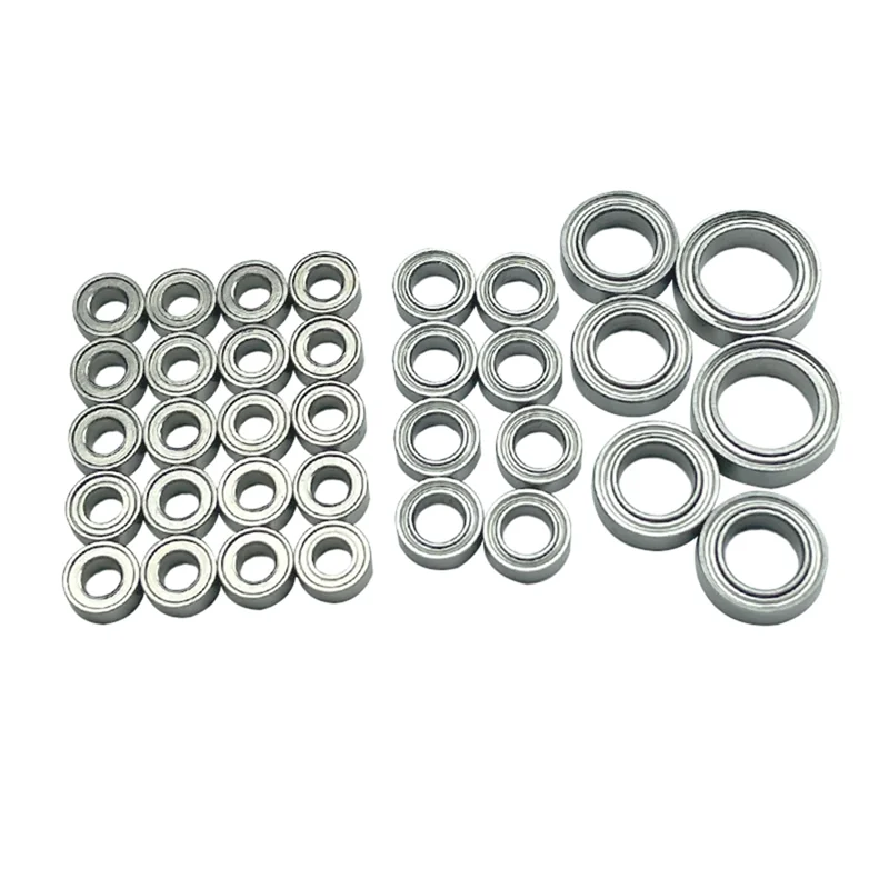 34Pcs LD-P06 Steel Bearing Set for LDRC LD-P06 LD P06 Unimog 1/12 RC Truck Car Spare Parts Accessories