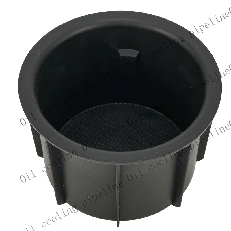 A+ Sleek Black Rubber Cup Holder Insert for Toyota Automotive Center Console