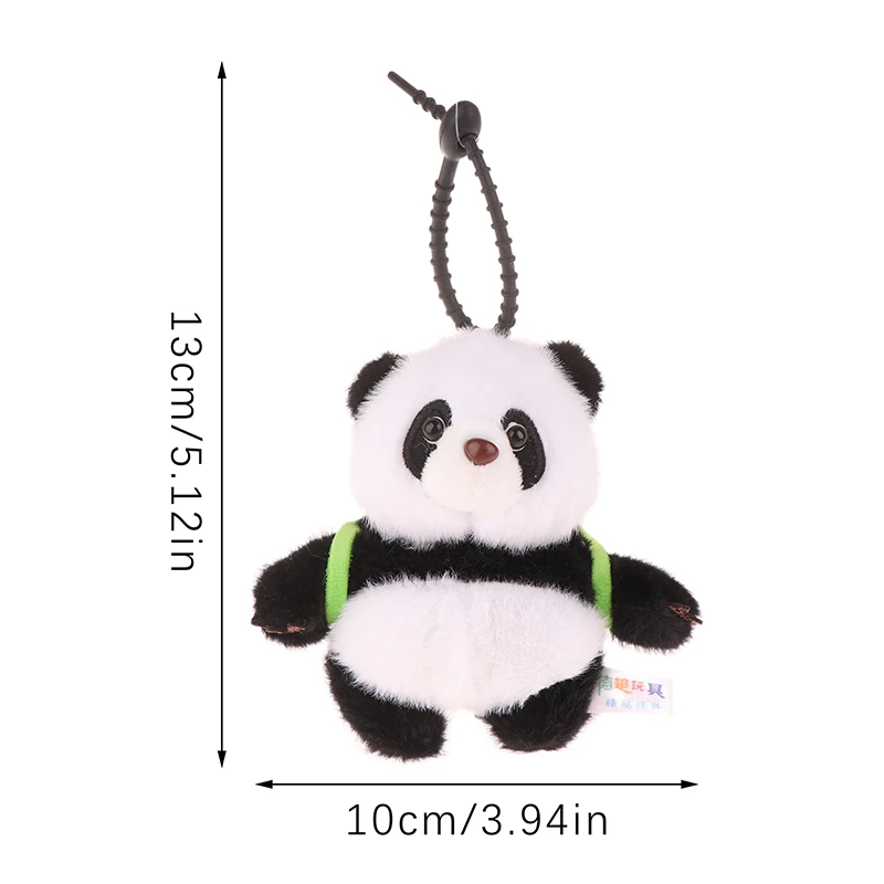 LLavero de Panda de peluche, bolsa colgante de algodón PP, accesorios para llaves, regalo para niños, 1 unidad