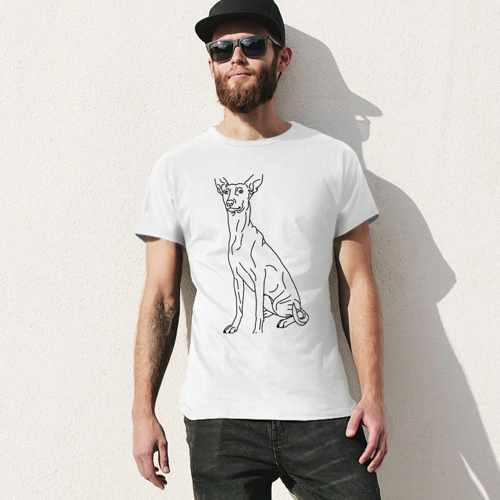 Cirneco dell'Etna T-Shirt sports fans vintage oversizeds boys whites mens graphic t-shirts big and tall image 3