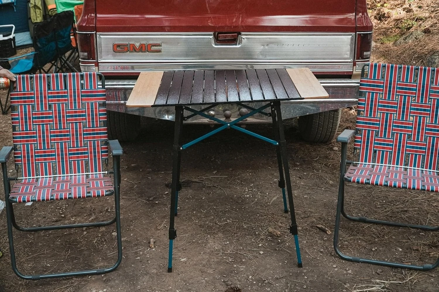 Portable Camping Table Folding - Desk Setup Brown 评论和价格