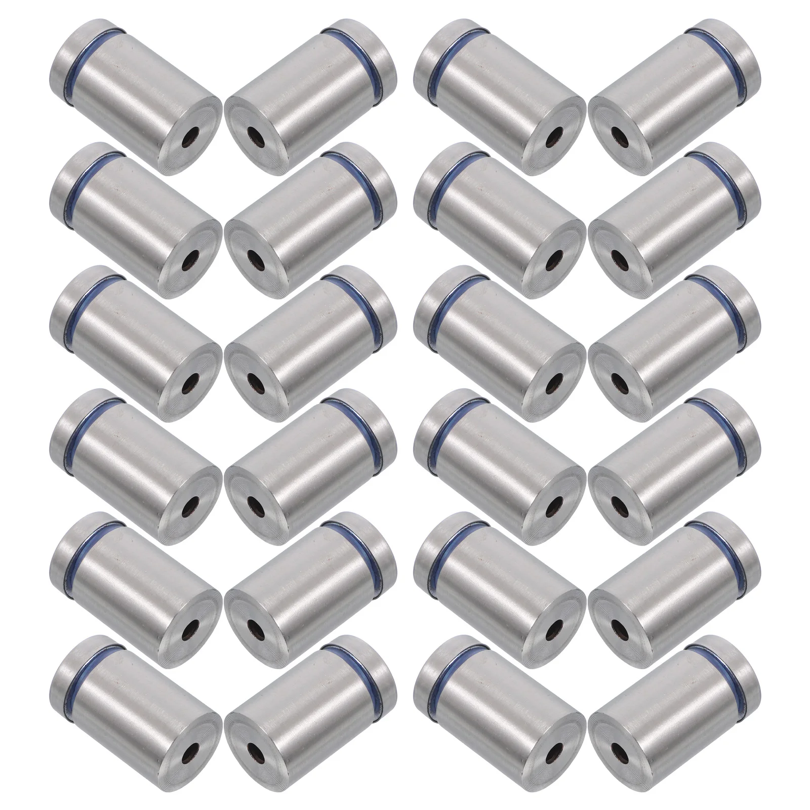 

24 Pcs Stainless Steel Advertising Nails Sign Holders Billboard Display Hardware Wall Screw Glass Mounting Brackets