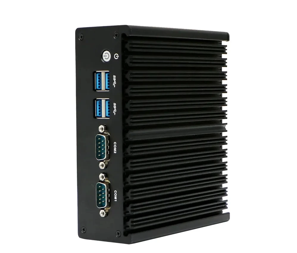 N5095 DDR4 16G SSD 128GB 2RJ45 LAN 4USB3.1 2 * RS232 COM كمبيوتر صغير بدون مروحة لـ CNC #2