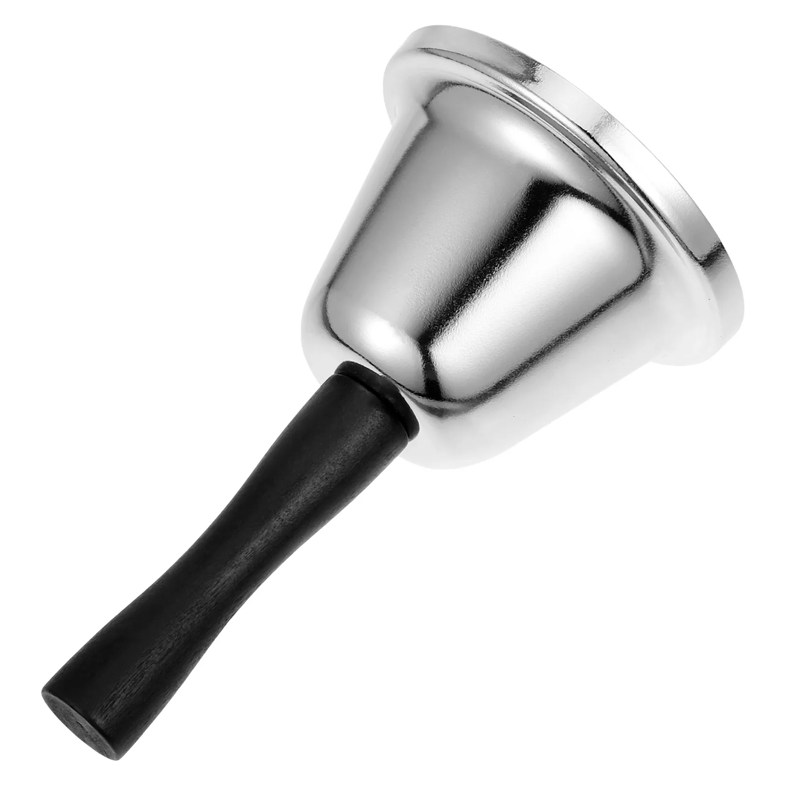 

Stainless Steel Handbell Service Classroom Restaurant Elder Clear Sound Retro Cranked Bell Decor Shaking Party