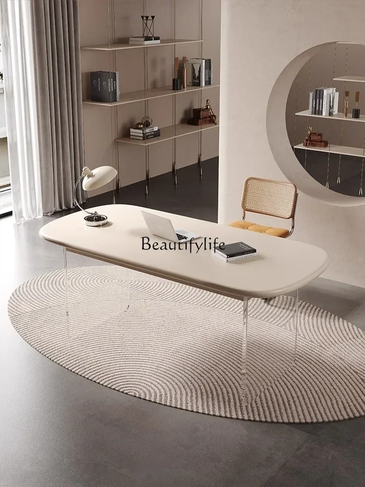 56Modern Minimalist Study Home Solid Wood Writing Computer Desk