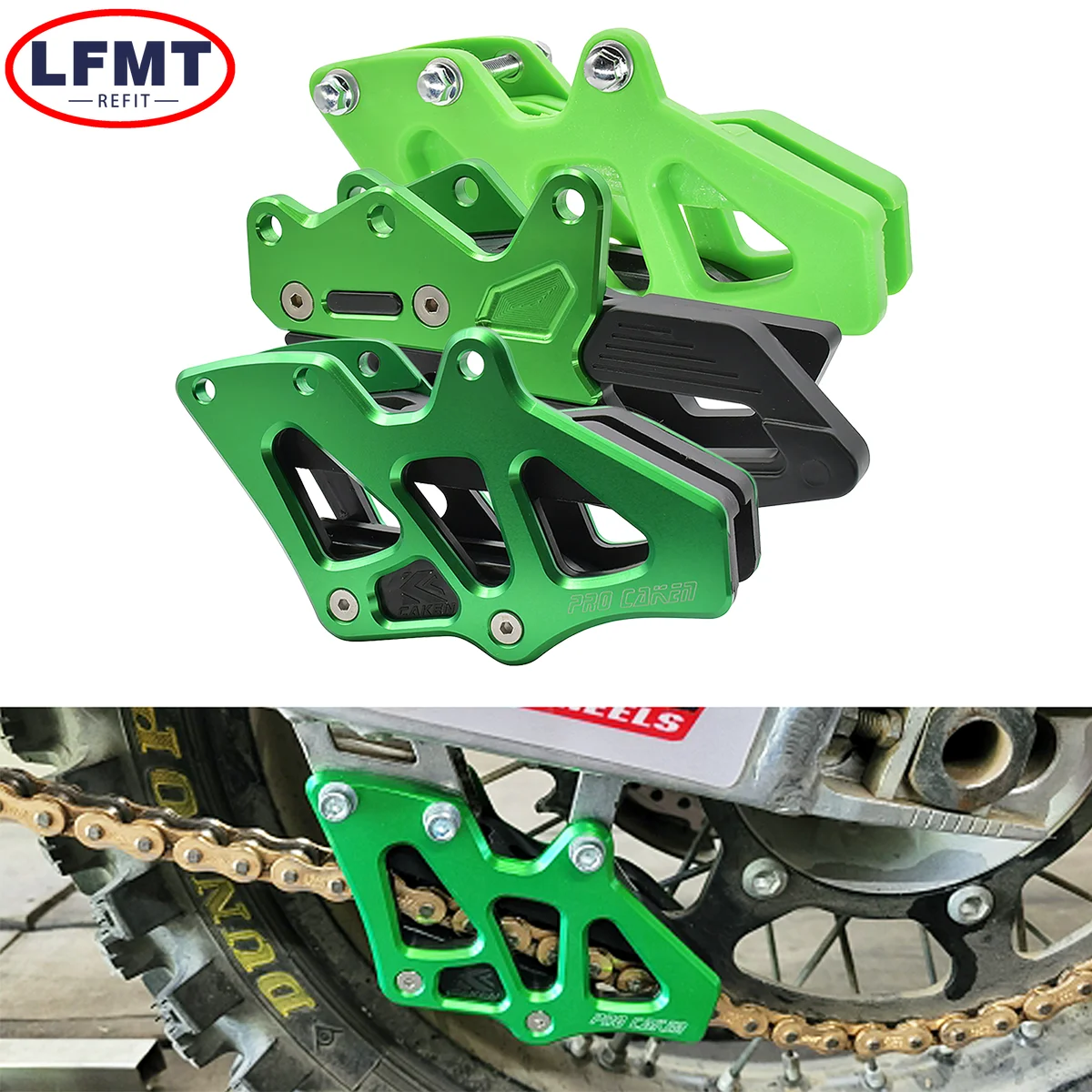 

Dirt bike chain guide flat fork glue For Kawasaki KX 250F 450F KX250F KX-250F KX-450F 2006-2020 KX450F 2018 Universal Parts