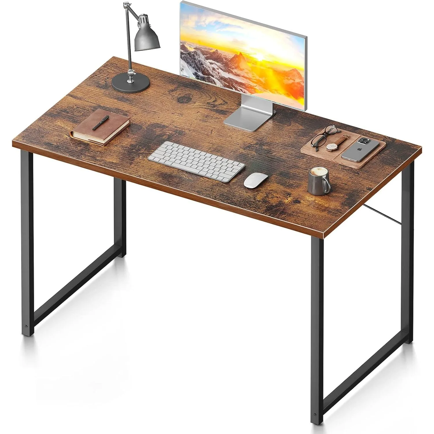 

40 Inch Computer Desk, Modern Simple Style Desk for Home Office, Study Student Writing Desk, Vintage