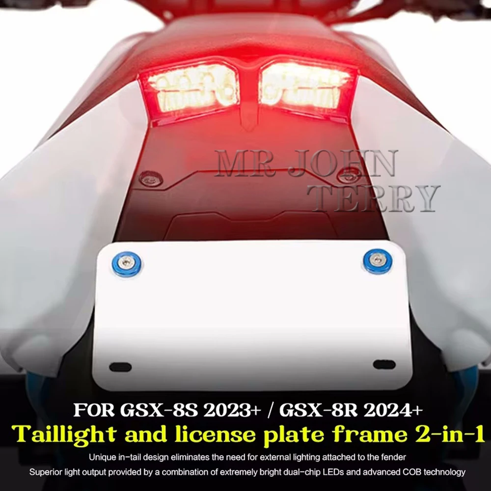 2023 2024 2025 GSX 8S Tail Tidy Fender Eliminator Kit For Suzuki GSX-8R GSX-8S GSX8R GSX8S License Plate Bracket Turn Signal
