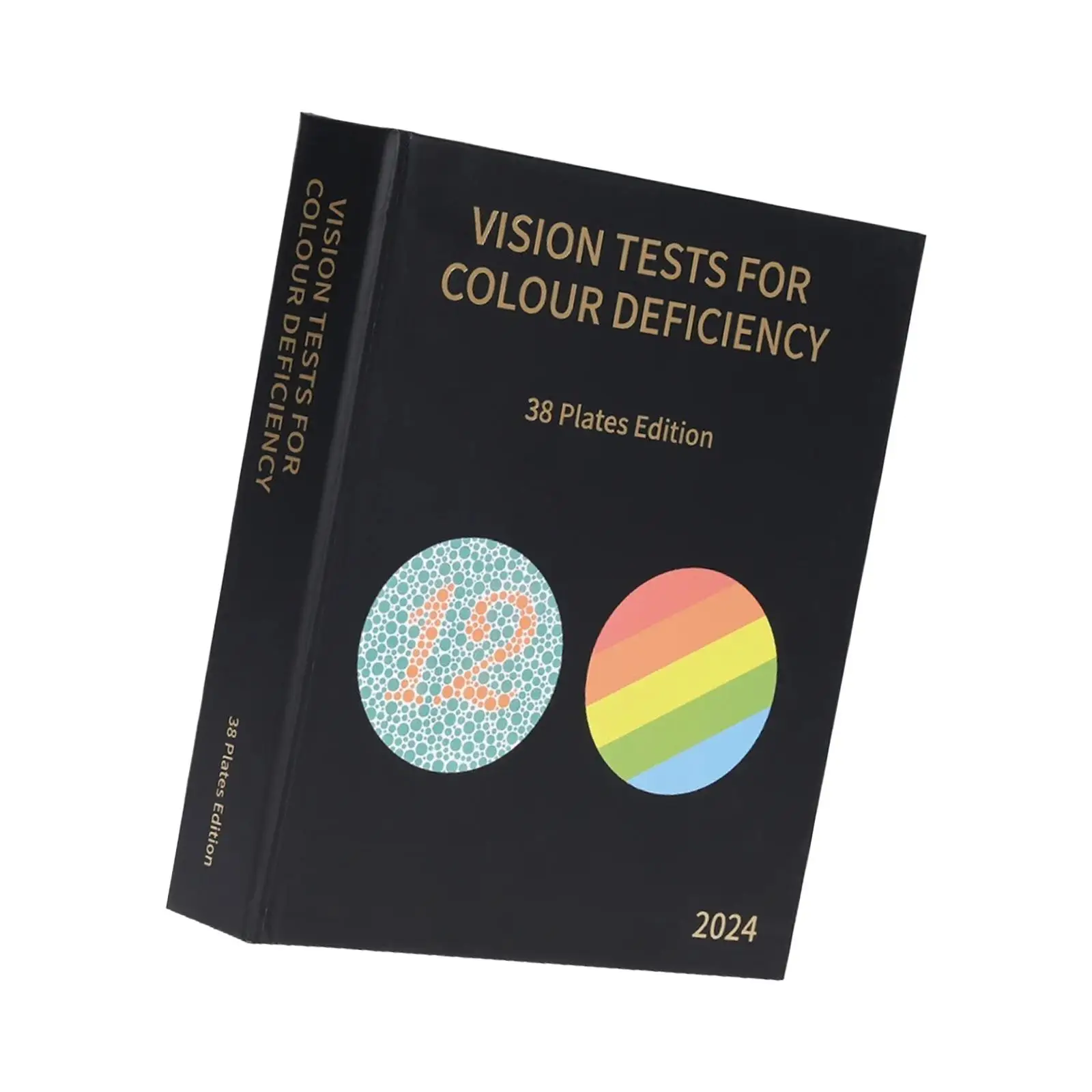 Color Deficiency Testing Book Multifunction Paper Eye Exam Chart for Ophthalmologists Optometrists Individuals Medical Students