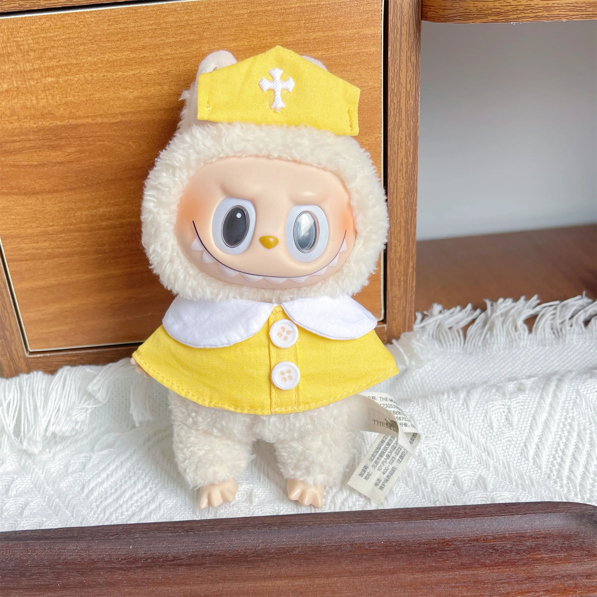 

Clothes Accessories for 17cm 1st-3rd Gen LABUBU Doll Nurse Outfit With Cape Decorative Doll Accessories Changeable Costume Set