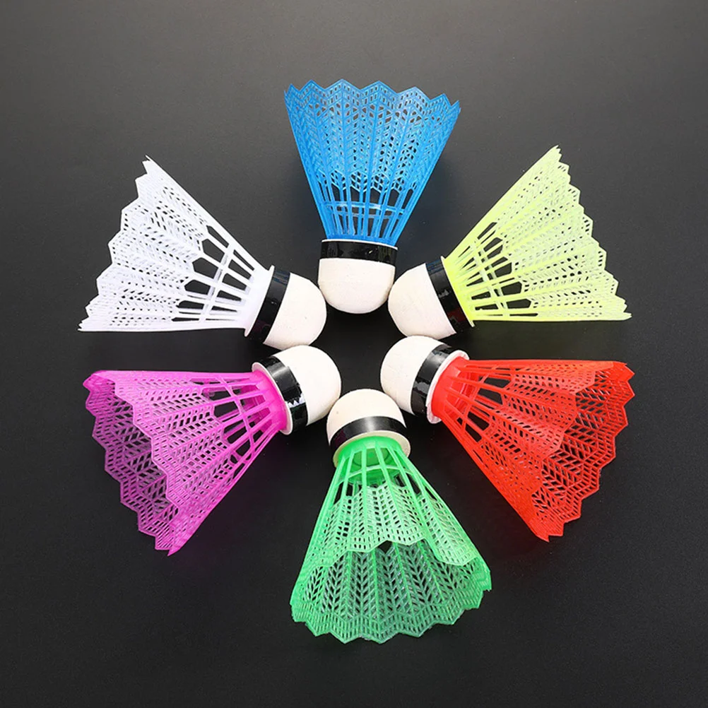 12Pcs Premium Plastic Badminton Shuttlecocks Durable and Lightweight Badminton Birdies for Indoor and Outdoor Play