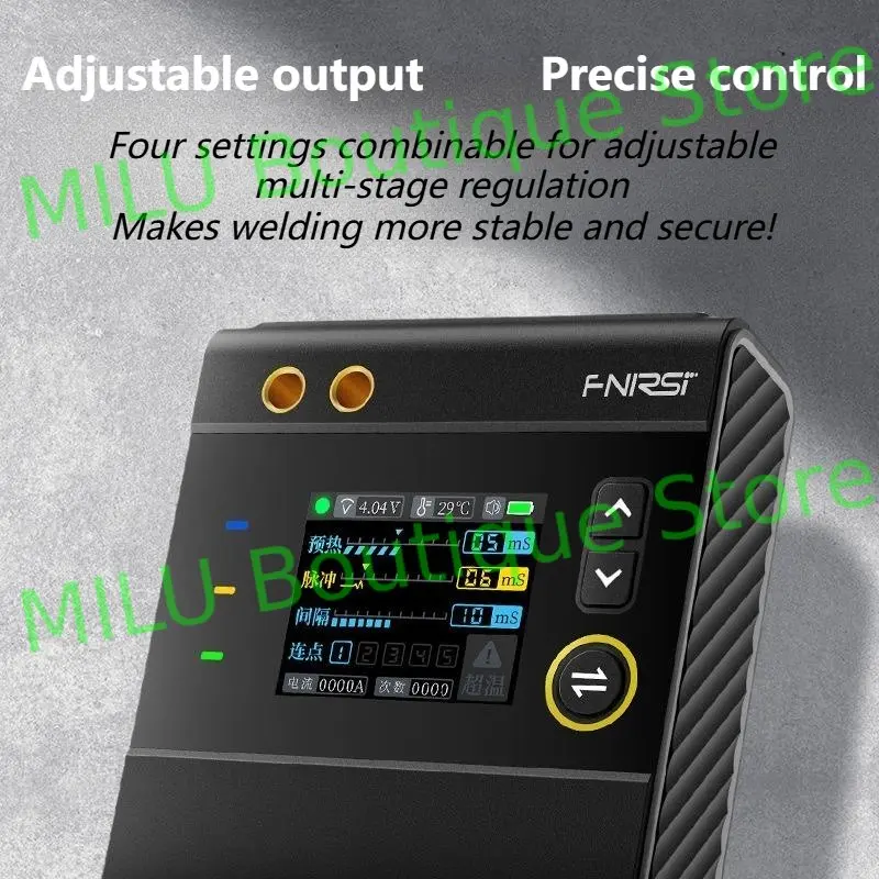 FNIRSI SWM-10 Welding Machine Portable Battery Spot Welding Adjustable MAX 0.25mm 5000mah 18650 Battery Nickel Sheet Iron Sheet