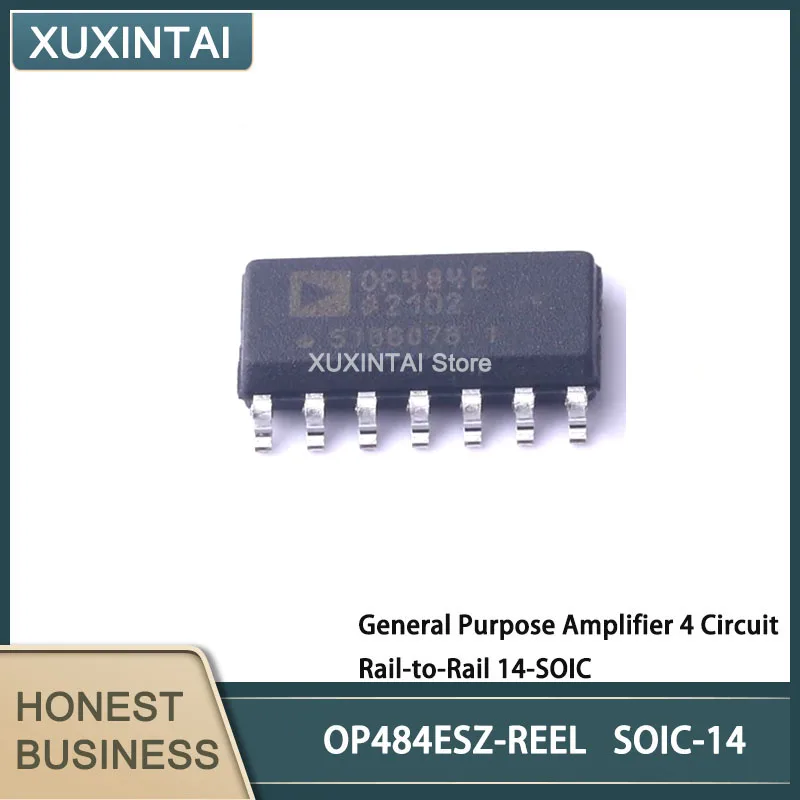 5Pcs/Lot  New Original  OP484ESZ-REEL OP484ESZ  General Purpose Amplifier 4 Circuit Rail-to-Rail 14-SOIC