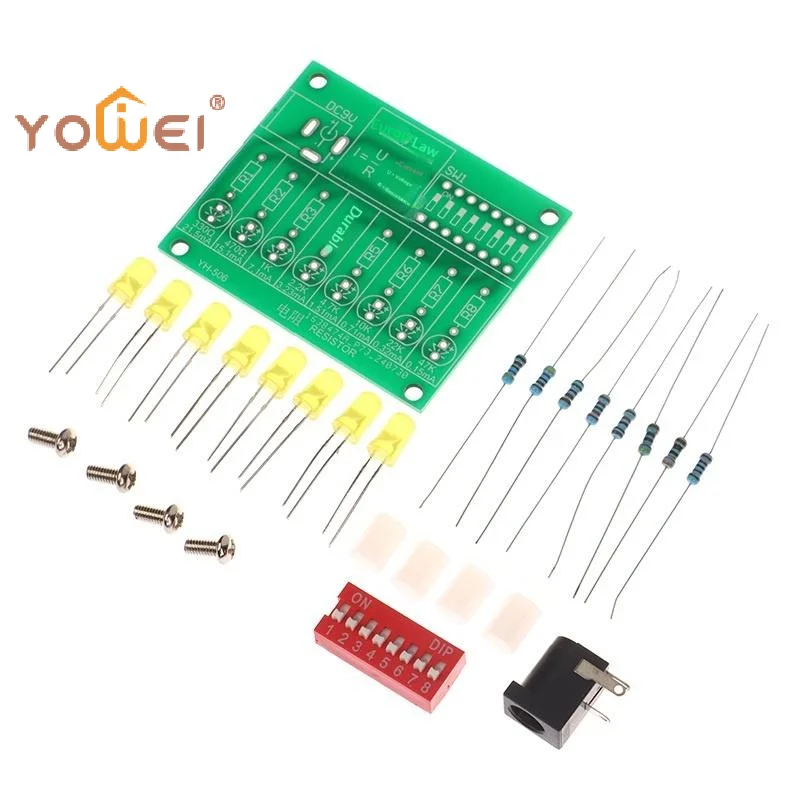 Latest DIY Soldering Practice Kit LED Current Test  Electronic Manufacturing DIY Parts Experiment Training Teaching Kit