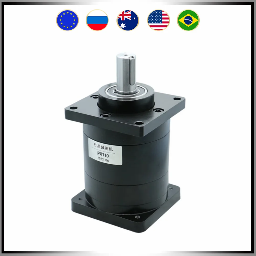 Planetary Reducer Suit For 110ST Servo Motor PX110 Input 19mm Output Shaft 19mm  Ratio 3 4 5 6 8 10