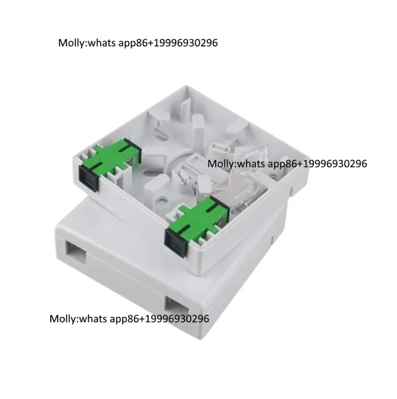 ftth 2 ports wall mount  socket box fiber optic 86 mini ftth box  desktop  1core  2 cores ports indoor