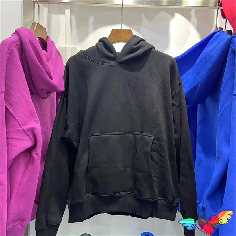 2023fw Dark Black Season 6 Hoody Men Women Double Layer Kanye West Sweatshirts Oversize Ye Hoodie Hip Hop Pullovers