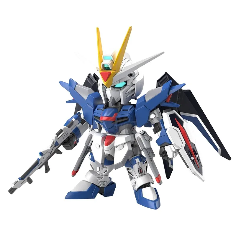 Bandai SD STTS-909 RISING FREEDOM GUNDAM Anime Action Figure Robô Genuíno Modelo de Montagem Colecionável Brinquedo Ornamento Presente Crianças