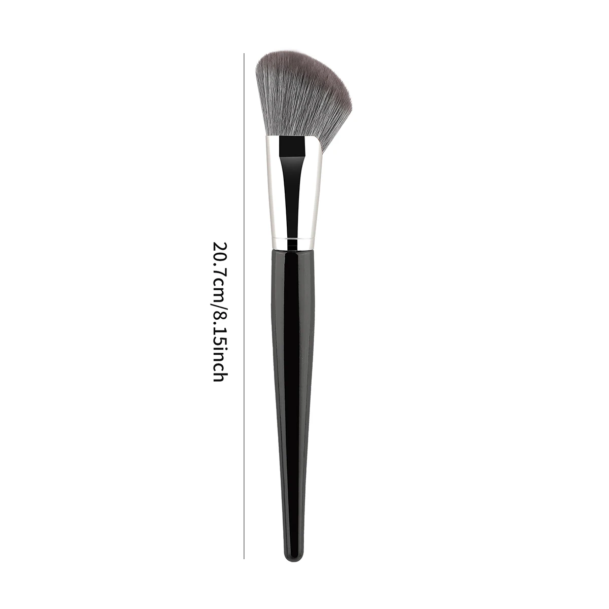 Single Contour Brush, Sickle-Shaped Angled Eyeshadow Brush, Face Contour Brush, Fan-Shaped Makeup Brush