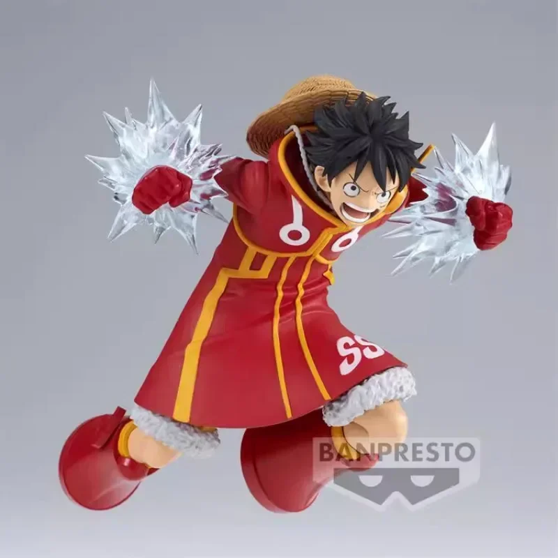 

In Stock Bandai Original Banpresto Anime One Piece Luffy Moment Of Battle PVC Anime Action Figure Model Toys Collectible Gifts
