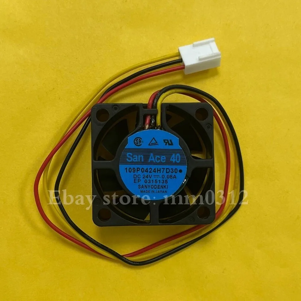 

For Sanyo San Ace 40 109P0424H7D30 4015 24V 0.08A 4cm 3-Wire Inverter Cooling Fan