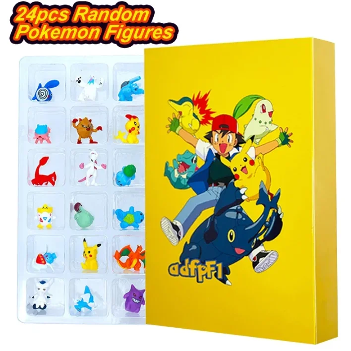 20246Christmas Countdown Calendar Gift Box Blind Box Gift Box Pet Pok é mon DIY Day 24