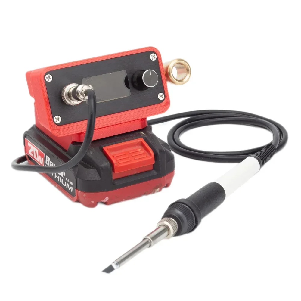 

OLED T12 Digital Soldering Station Electronic Soldering Iron Tip For Bauer 20V Lithium Battery (Not include battery)