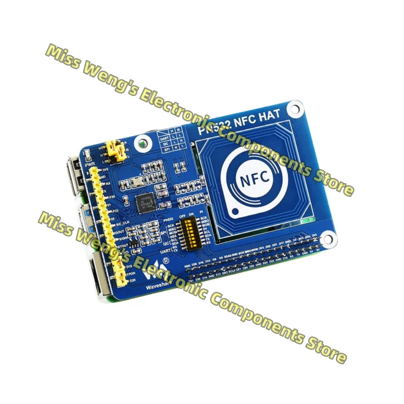 

PN532 NFC HAT PN532/RFID Модуль связи ближнего поля Считыватель/запись контроля доступа