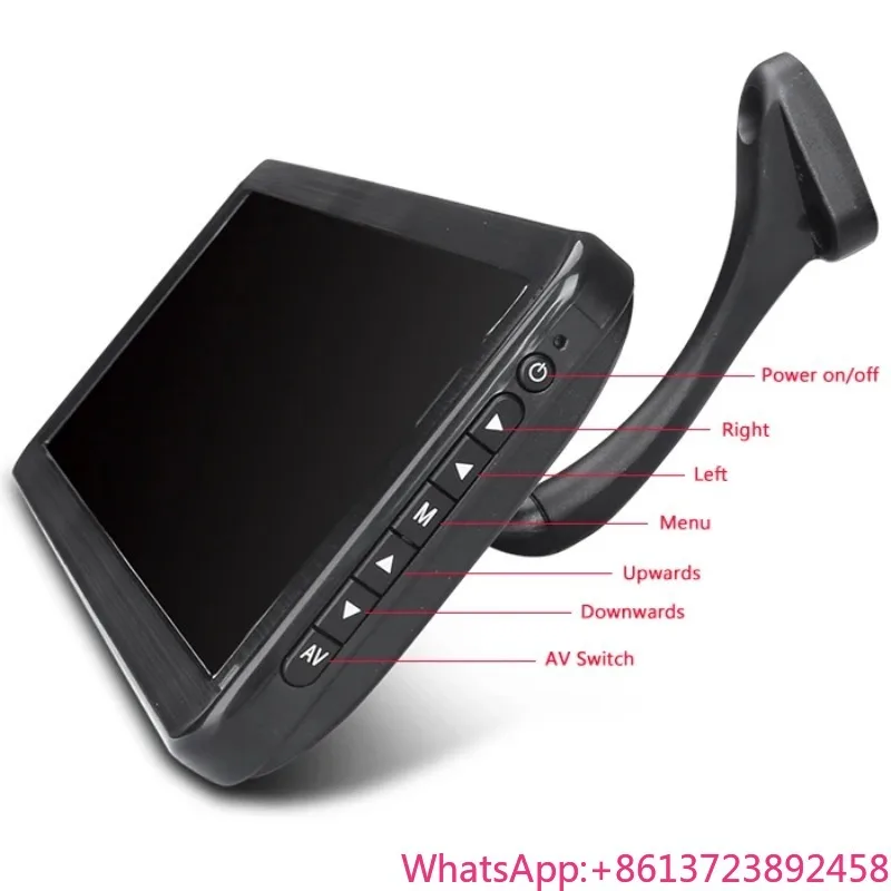 

12.3 Inch AHD Dual Split Truck Side View Mirror DVR Rear View Car Camera System for Bus Blind Spot Sport Arm Cam