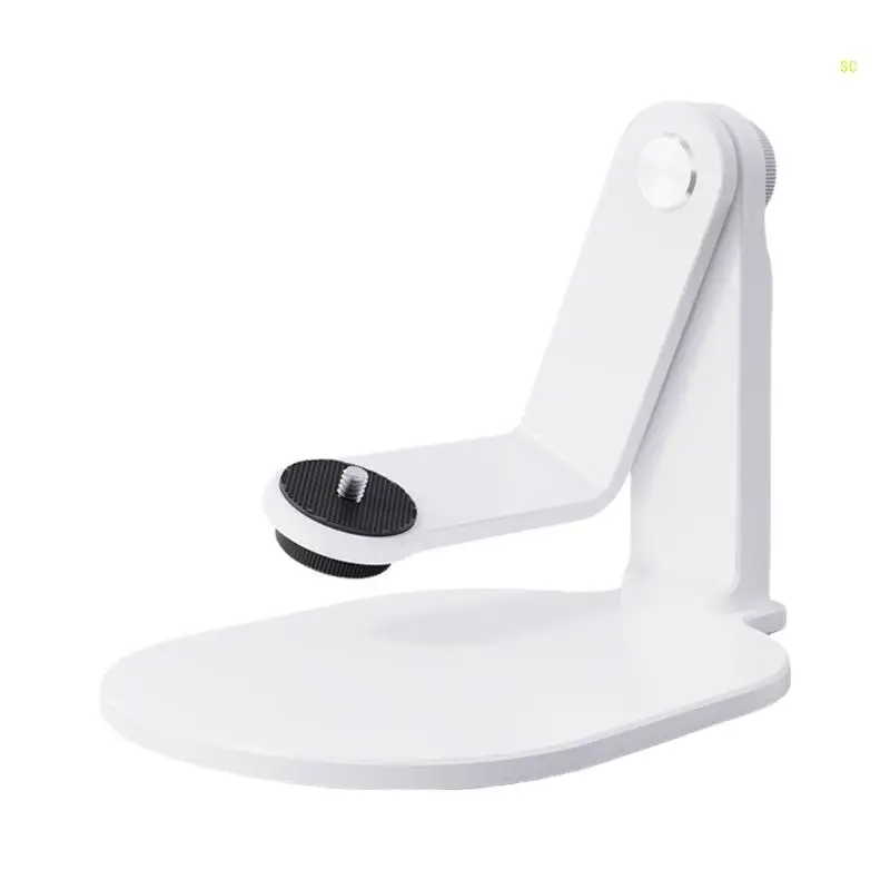 Soporte escritorio para proyector con rotación 360°, fácil inclinación y tornillo seguro 1/4 pulgadas