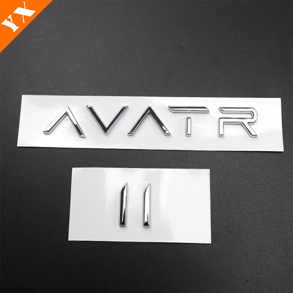 Chrome Trim For Changan AVATAR 11 2022-2024 Exterior Accessories Car Rear Door Car Logo Name Letters Decor Product Sticker Cover