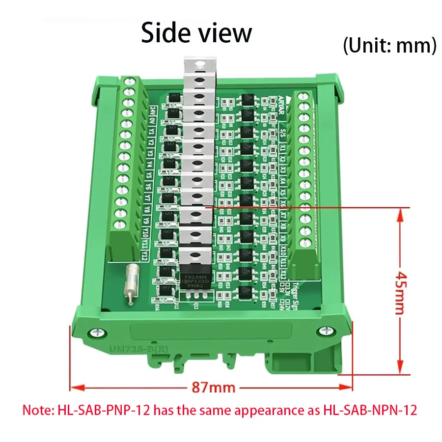 New PLC DC amplification board solid-state relay module optocoupler isolation MOS transistor output 24V