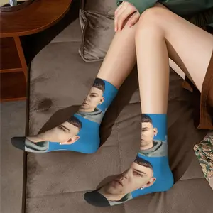 That 3D men print socks, funny half tube, unisex 6 Main Sales Quevedo - №3