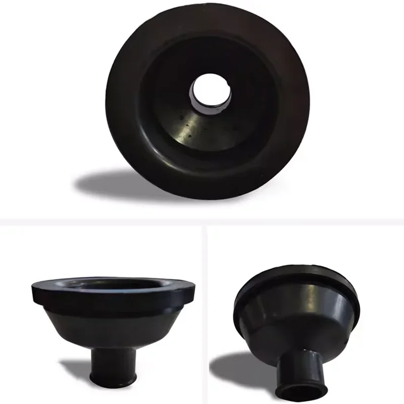 FMT 5Pcs Sheet Metal Aperture 58x3.0mm Black Dust-proof Rubber Sheath of Automobile Wire Harness