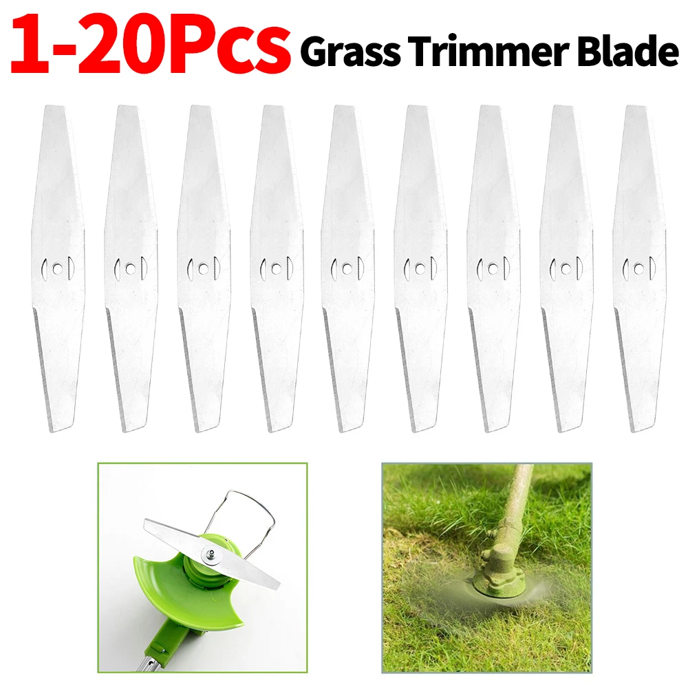 

1-20Pcs Garden Power Tool Accessories Metallic Blade for Electrical Grass Trimmer Cutter Blade Replacement Lawn Mower Saw Blade