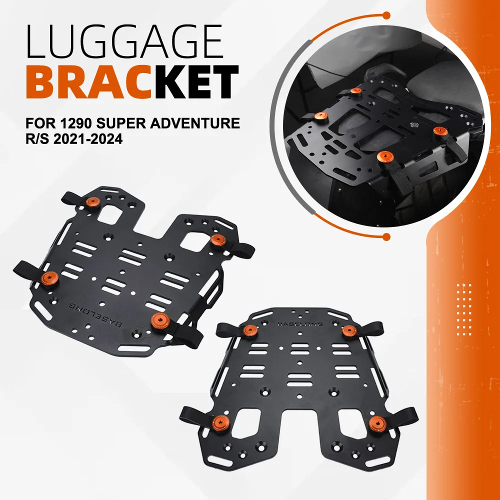 

Rear Rack For 1290 Super Adventure R/S 2021-2022-2023-2024 Motorcycle Accessories Luggage Shelf Bracket Tailbox Support Holder