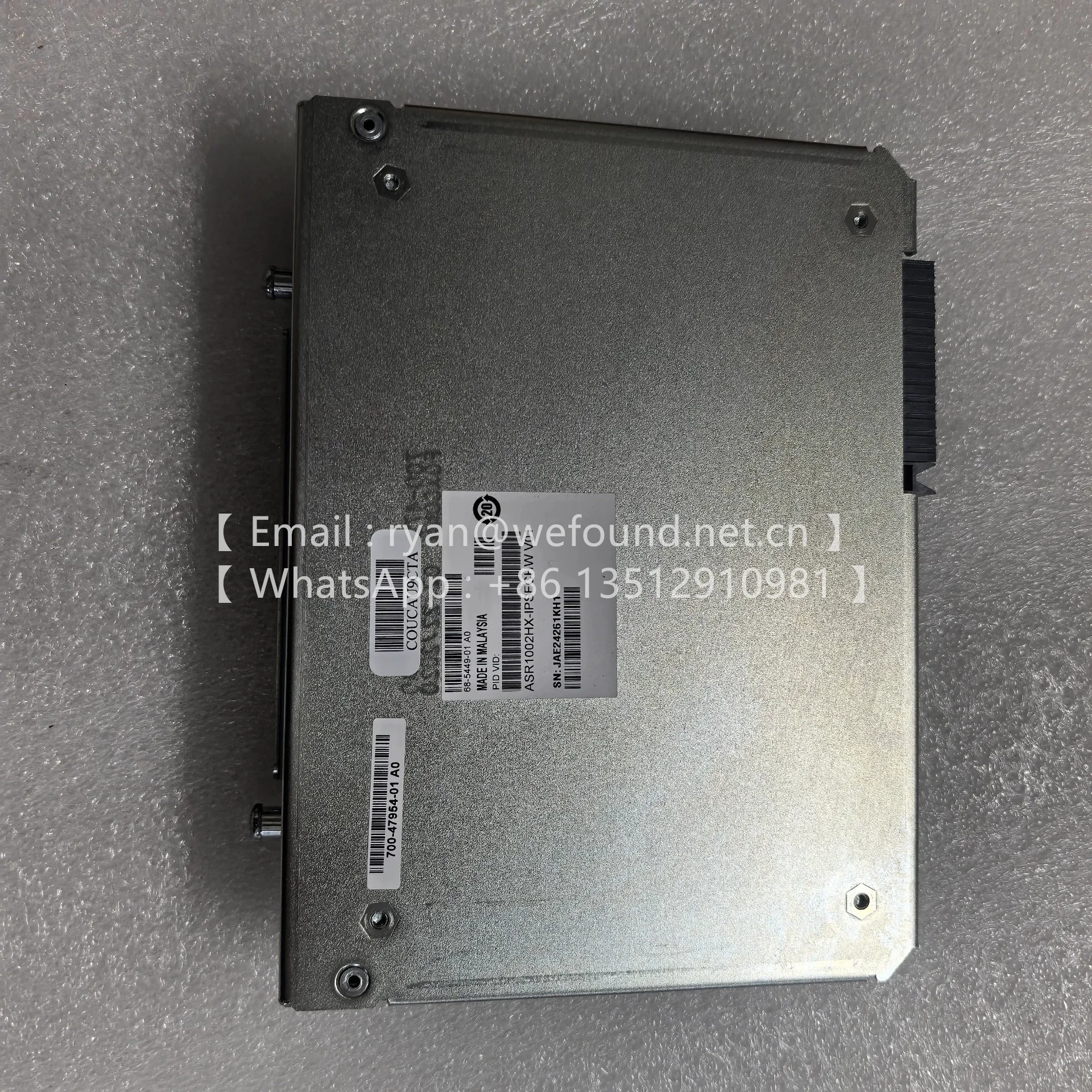 ASR1002HX-IPSECHW  Router 73-16564-02